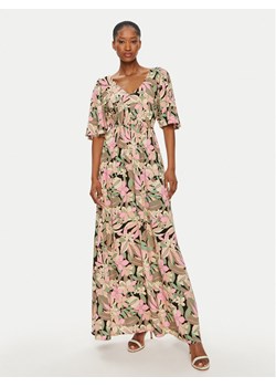 Roxy Sukienka letnia Peaceful Swell Again ERJWD03789 Kolorowy Regular Fit ze sklepu MODIVO w kategorii Sukienki - zdjęcie 182766992