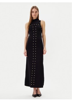 LOLA CASADEMUNT Sukienka dzianinowa LS2516004 Czarny Regular Fit ze sklepu MODIVO w kategorii Sukienki - zdjęcie 182767000