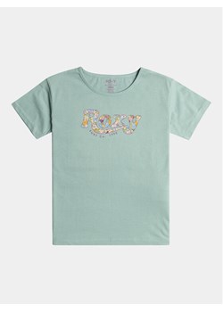 Roxy T-Shirt Day And Night A Tees ERGZT04008 Niebieski Regular Fit ze sklepu MODIVO w kategorii Bluzki dziewczęce - zdjęcie 182767033