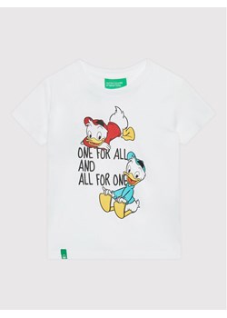 United Colors Of Benetton T-Shirt DISNEY 3096G103J Biały Regular Fit ze sklepu MODIVO w kategorii Koszulki niemowlęce - zdjęcie 182767060