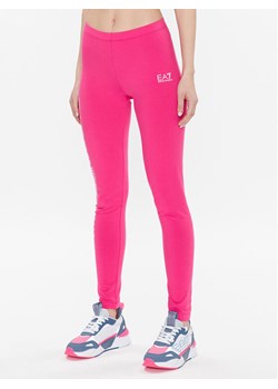 EA7 Emporio Armani Legginsy 8NTP63 TJ01Z 1417 Różowy Slim Fit ze sklepu MODIVO w kategorii Spodnie damskie - zdjęcie 182767083