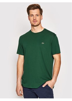 Lacoste T-Shirt TH6709 Zielony Regular Fit ze sklepu MODIVO w kategorii T-shirty męskie - zdjęcie 182767100