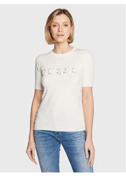 Guess Sweter W3RR46 Z2NQ2 Écru Slim Fit ze sklepu MODIVO w kategorii Swetry damskie - zdjęcie 182767143