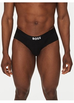 BOSS Komplet 3 par slipów Hipbr 3P Boss One 50546561 Czarny ze sklepu MODIVO w kategorii Majtki męskie - zdjęcie 182767353