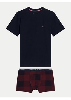 Tommy Hilfiger Piżama UB0UB00562 Granatowy Regular Fit ze sklepu MODIVO w kategorii Piżamy dziecięce - zdjęcie 182767364