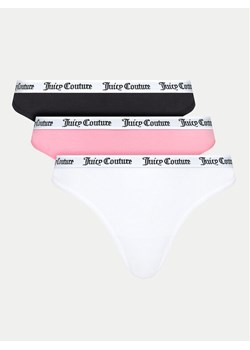 Juicy Couture Komplet 3 par stringów Diana JCLTH224571 Kolorowy ze sklepu MODIVO w kategorii Majtki damskie - zdjęcie 182767542