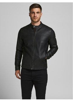 Jack&Jones Kurtka z imitacji skóry 12182461 Czarny Regular Fit ze sklepu MODIVO w kategorii Kurtki męskie - zdjęcie 182767591