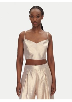ACCESS FASHION Top 53-2021-922 Złoty Slim Fit ze sklepu MODIVO w kategorii Bluzki damskie - zdjęcie 182767673