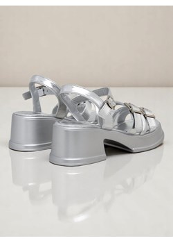 Royalfashion Damskie sandały na niskim słupku Otteze ze sklepu royalfashion.pl w kategorii Sandały damskie - zdjęcie 183544744