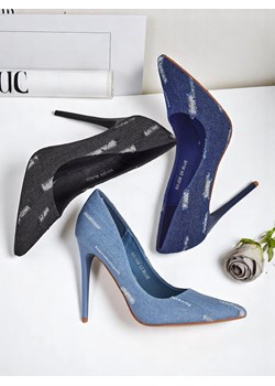 Royalfashion Damskie czółenka na szpilce Denim Chic ze sklepu royalfashion.pl w kategorii Czółenka - zdjęcie 183544864
