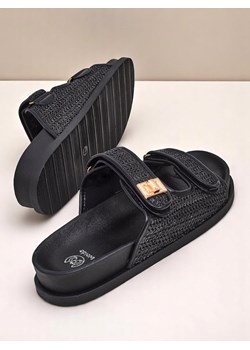 Royalfashion Klapki damskie z plecionką Delibeli ze sklepu royalfashion.pl w kategorii Klapki damskie - zdjęcie 183544973