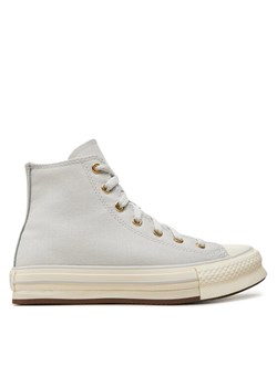 Trampki Converse Chuck Taylor All Star Eva Lift Platform Tonal Canvas A10382C Szary ze sklepu eobuwie.pl w kategorii Trampki dziecięce - zdjęcie 183545811