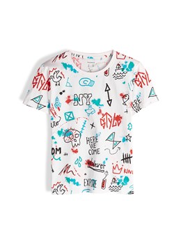 GATE Bawełniana koszulka z nadrukiem 8Y ze sklepu gateshop w kategorii T-shirty chłopięce - zdjęcie 183547854