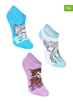 Disney Frozen Skarpety (3 pary) &quot;Kraina Lodu&quot; ze wzorem ze sklepu Limango Polska w kategorii Skarpetki dziecięce - zdjęcie 183549271