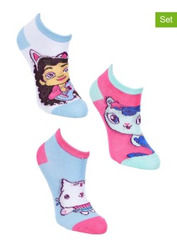 Gabby&apos;s Dollhouse Skarpety (3 pary) &quot;Domek Gabi&quot; ze wzorem ze sklepu Limango Polska w kategorii Skarpetki dziecięce - zdjęcie 183549273