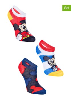 Disney Mickey Mouse Skarpety (3 pary) &quot;Myszka Miki&quot; ze wzorem ze sklepu Limango Polska w kategorii Skarpetki dziecięce - zdjęcie 183549284