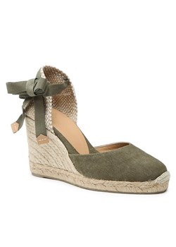 Espadryle Castañer Carina/8/002 021642-414 Zielony ze sklepu eobuwie.pl w kategorii Espadryle damskie - zdjęcie 183549812