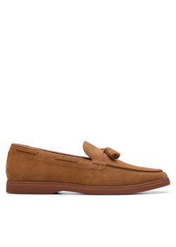 Mokasyny Clarks Torford Tassel 26180333 Brązowy ze sklepu eobuwie.pl w kategorii Mokasyny męskie - zdjęcie 183549881