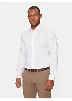 Guess Koszula Sunset M1YH20 W7ZK1 Biały Slim Fit ze sklepu MODIVO w kategorii Koszule męskie - zdjęcie 183550463