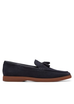 Clarks Mokasyny Torford Tassel 26180334 Granatowy ze sklepu MODIVO w kategorii Mokasyny męskie - zdjęcie 183550464