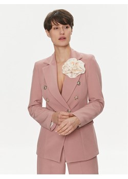 Maryley Marynarka 24EB139/M13 Różowy Regular Fit ze sklepu MODIVO w kategorii Marynarki damskie - zdjęcie 183550524