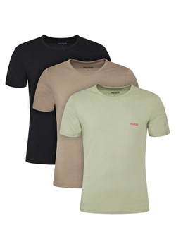 HUGO Komplet 3 t-shirtów 50532811 Kolorowy Regular Fit ze sklepu MODIVO w kategorii T-shirty męskie - zdjęcie 183550530