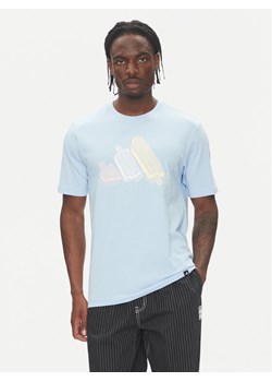 adidas T-Shirt Lounge Ice Graphic JJ4019 Niebieski Regular Fit ze sklepu MODIVO w kategorii T-shirty męskie - zdjęcie 183551393