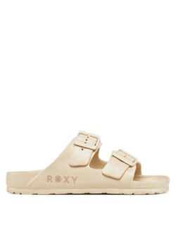 Roxy Klapki Kattie ARJL101228 Beżowy ze sklepu MODIVO w kategorii Klapki damskie - zdjęcie 183551400