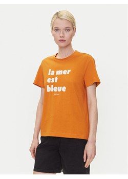 Mustang T-Shirt Floris 1016157 Pomarańczowy Relaxed Fit ze sklepu MODIVO w kategorii Bluzki damskie - zdjęcie 183551443