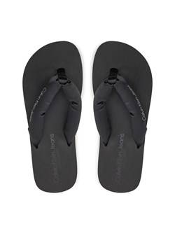 Calvin Klein Jeans Japonki Beach Sandal Flatform Padded Ny YW0YW01400 Czarny ze sklepu MODIVO w kategorii Klapki damskie - zdjęcie 183551500
