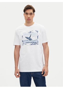 BOSS T-Shirt Te_Dunetrace 50539187 Biały Regular Fit ze sklepu MODIVO w kategorii T-shirty męskie - zdjęcie 183551550