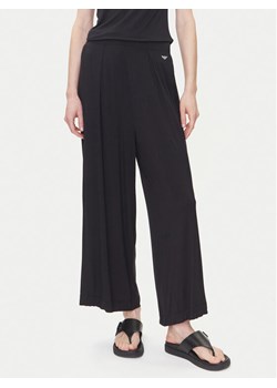 Emporio Armani Underwear Spodnie materiałowe EW000522 AF10889 UC001 Czarny Loose Fit ze sklepu MODIVO w kategorii Spodnie damskie - zdjęcie 183551572
