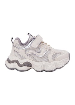 Inna Sneakersy Dziecięce Na Grubej Podeszwie Białe ze sklepu ButyModne.pl w kategorii Buty sportowe dziecięce - zdjęcie 183553854