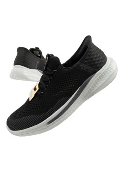 Buty Skechers Slade Slip-INS 210810/BLK czarne ze sklepu ButyModne.pl w kategorii Buty sportowe męskie - zdjęcie 183553901