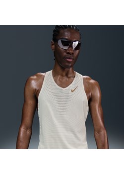 Męska koszulka bez rękawów do biegania Dri-FIT ADV Nike AeroSwift x Jakob - Biel ze sklepu Nike poland w kategorii T-shirty męskie - zdjęcie 183555162