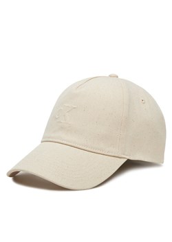 Czapka z daszkiem Calvin Klein Jeans Embossed Ck Cap LV04K5049G Beżowy ze sklepu eobuwie.pl w kategorii Czapki z daszkiem damskie - zdjęcie 183555233