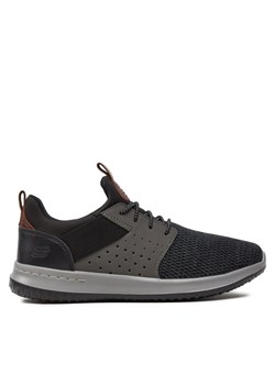 Sneakersy Skechers Camben 65474/BKGY Szary ze sklepu eobuwie.pl w kategorii Buty sportowe męskie - zdjęcie 183555283