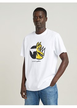 G-Star Koszulka w kolorze białym ze sklepu Limango Polska w kategorii T-shirty męskie - zdjęcie 183556443