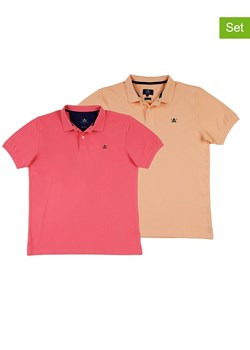The Time of Bocha Koszulki polo (2 szt.) w kolorze brzoskwiniowym i różowym ze sklepu Limango Polska w kategorii T-shirty męskie - zdjęcie 183556493