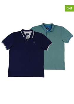 The Time of Bocha Koszulki (2 szt.) w kolorze turkusowo-granatowym ze sklepu Limango Polska w kategorii T-shirty męskie - zdjęcie 183556500