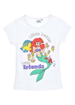 Disney Arielle Koszulka &quot;Ariel&quot; w kolorze białym ze wzorem ze sklepu Limango Polska w kategorii Bluzki dziewczęce - zdjęcie 183556620