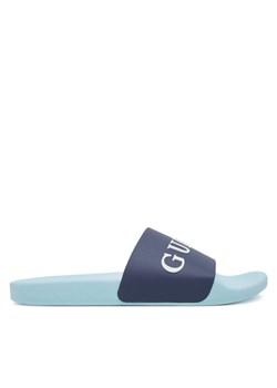Klapki Guess F5GZ06 BB00F Granatowy ze sklepu eobuwie.pl w kategorii Klapki męskie - zdjęcie 183557431