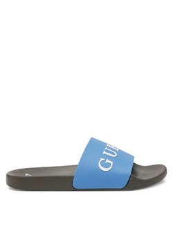 Klapki Guess F5GZ06 BB00F Niebieski ze sklepu eobuwie.pl w kategorii Klapki męskie - zdjęcie 183557483