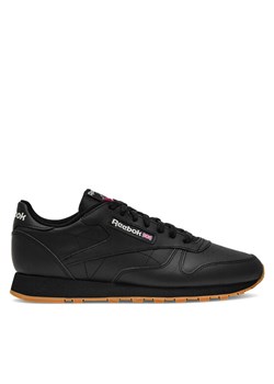 Sneakersy Reebok Classic Leather 100008493 Czarny ze sklepu eobuwie.pl w kategorii Buty sportowe męskie - zdjęcie 183557501