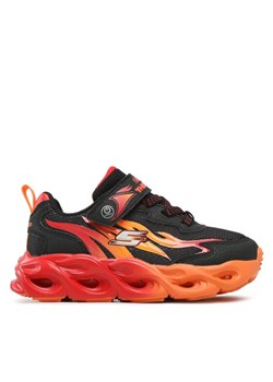Sneakersy Skechers Heat Flux 400103L/BKRD Czarny ze sklepu eobuwie.pl w kategorii Buty sportowe dziecięce - zdjęcie 183557524