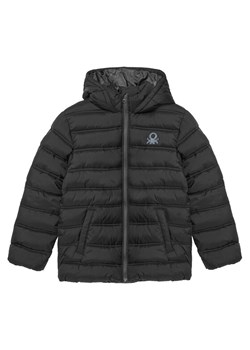 Benetton Kurtka zimowa 2WU0CN016 Czarny Regular Fit ze sklepu MODIVO w kategorii Kurtki chłopięce - zdjęcie 183558343
