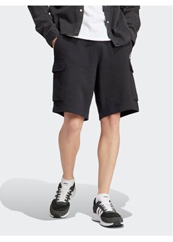 adidas Szorty sportowe Essentials HA4338 Czarny Regular Fit ze sklepu MODIVO w kategorii Spodenki męskie - zdjęcie 183558462