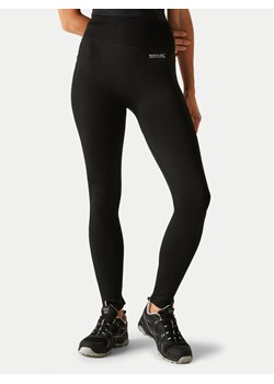 Regatta Legginsy Thermal Stretch RWJ291 Czarny Slim Fit ze sklepu MODIVO w kategorii Spodnie damskie - zdjęcie 183558592