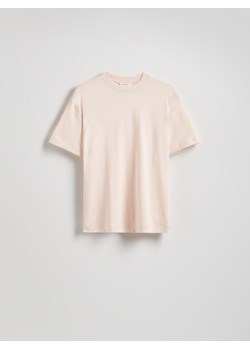 Reserved - Bawełniany t-shirt boxy - pastelowy róż ze sklepu Reserved w kategorii T-shirty męskie - zdjęcie 183560870