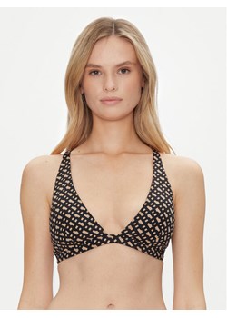 BOSS Góra od bikini Bb Monogram 50535257 Czarny Regular Fit ze sklepu MODIVO w kategorii Stroje kąpielowe - zdjęcie 183562383